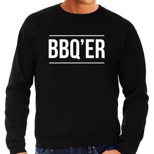 Barbecue cadeau sweater BBQ-ER zwart voor heren - bbq truien 2XL  -