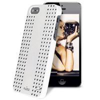 iPhone 5 / 5S / SE Puro Rock Hoesje met Ronde Studs (Geopende verpakking - Uitstekend) - Wit