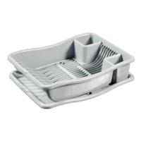 Curver afdruiprek op plateau 38x29x8.5 cm lichtgrijs Curver afdruiprek op plateau 38x29x8.5 cm lichtgrijs