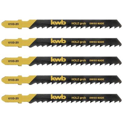 kwb 610325 Decoupeerzaagbladen, houtbewerking, speciale insteektanden, HCS, 5 x grof 5 stuk(s)