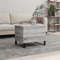 Salontafel 60x44,5x45 cm bewerkt hout grijs sonoma eikenkleurig
