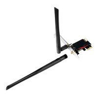 LogiLink WL0248 WiFi-steekkaart PCI-Express, Bluetooth, WiFi 2.4 GBit/s - thumbnail