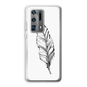 Pluim: Huawei P40 Pro Plus Transparant Hoesje