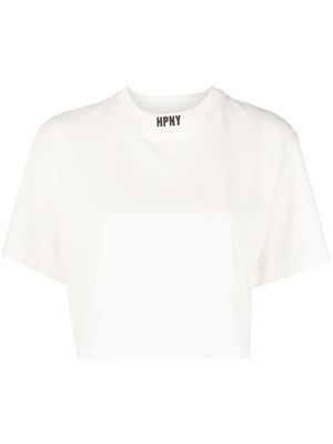 Heron Preston t-shirt court à logo brodé - Blanc