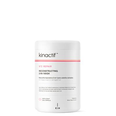 Kin Cosmetics Masker Kinactif Reconstructing 2-in-1 Mask 900ml | Voor Beschadigd Haar Kin Cosmetics Masker Kinactif Reconstructing 2-in-1 Mask 900ml | Voor Beschadigd Haar