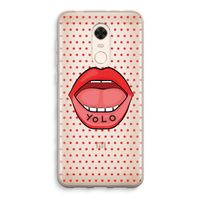 Yolo Denise: Xiaomi Redmi 5 Transparant Hoesje