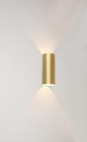 Wandlamp Artdelight Brody 2 Lichts LED 2700K Dimbaar Geborsteld Goud
