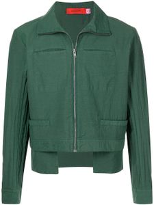 Eckhaus Latta veste zippée à design à empiècements - Vert