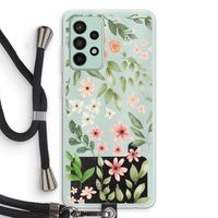 Botanical sweet flower heaven: Samsung Galaxy A52s 5G Transparant Hoesje met koord