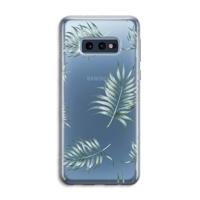Simple leaves: Samsung Galaxy S10e Transparant Hoesje