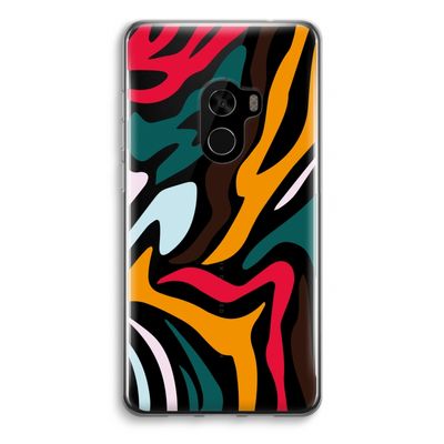 Colored Zebra: Xiaomi Mi Mix 2 Transparant Hoesje