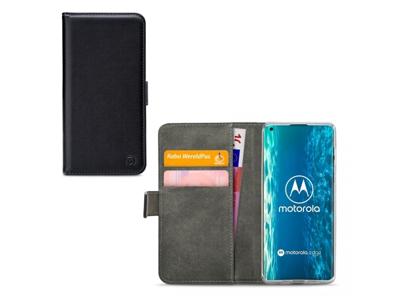 Mobilize Mobilize Classic Gelly Wallet Book Case Motorola Edge Black