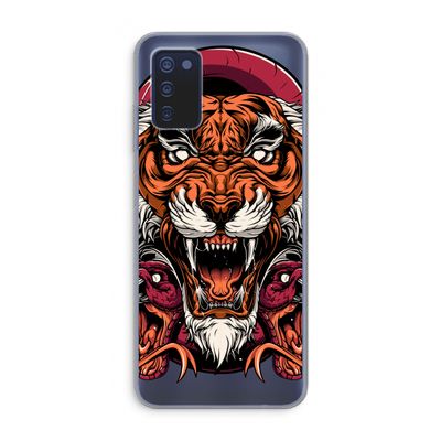 Tiger and Rattlesnakes: Samsung Galaxy A03s Transparant Hoesje