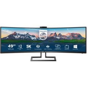 Philips P-Line 499P9H/00 49 Ultrawide Quad HD USB-C 90W Curved VA Monitor