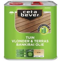 Cetabever Tuin Vlonder en Terras Bankirai Olie Transparant Zijdemat - Blank - 2,5 liter - thumbnail