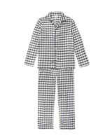 HEMA Kinderpyjama Flannel Strepen Blauw (blauw)