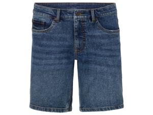 LIVERGY Heren jeansshort (56, Blauw)