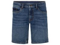 LIVERGY Heren jeansshort (50, Blauw)
