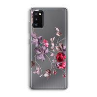 Mooie bloemen: Samsung Galaxy A41 Transparant Hoesje