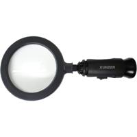 Kunzer 7LL01 Lupe Vergrootglas Met LED-verlichting Lensgrootte: (Ø) 90 mm Zwart - thumbnail