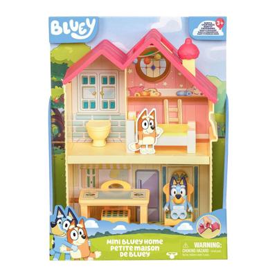 Moose Toys Bluey mini speelhuis met meubels en speelfiguur