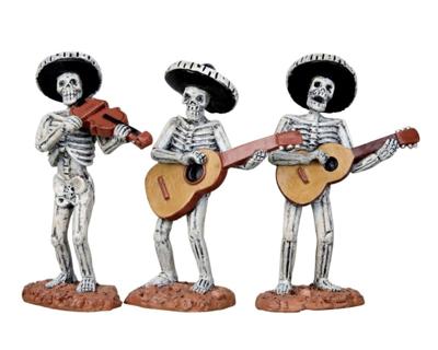 Skeleton mariachi band set of - Lemax