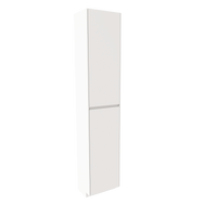 Storke Edge staande badkamerkast rechts mat wit 40 x 30 x 200 cm