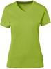 Hakro 169 COTTON TEC® Women's V-neck shirt - Kiwi - M