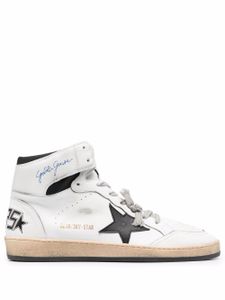 Golden Goose baskets montantes Sky-Star à lacets - Blanc