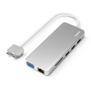 Hama USB-C dockingstation Geschikt voor merk: Apple MacBook Incl. laadfunctie, USB-C Power Delivery