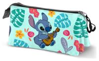 Lilo & Stitch Triple Pencil case Guitar Green