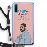 Hotline bling: Huawei P30 Lite Transparant Hoesje met koord