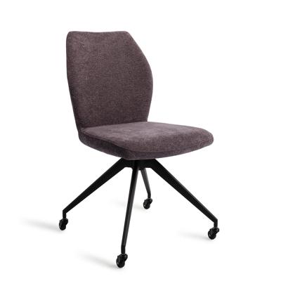 Jesper Home Eetkamerstoel 'Ikata' Glide Black, kleur Almost Black