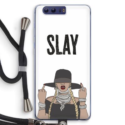 Slay All Day: Honor 9 Transparant Hoesje met koord