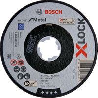 Bosch Accessoires X-LOCK Slijpschijf Expert for Metal 125x2.5x22.23mm, recht - 1 stuk(s) - 2608619255 - thumbnail