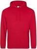 Just Cool JH001 College Hoodie - Fire Red - L