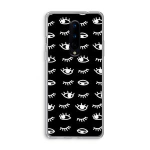 Eye pattern #3: OnePlus 8 Transparant Hoesje