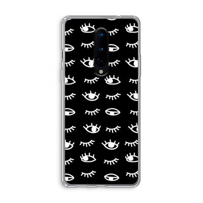 Eye pattern #3: OnePlus 8 Transparant Hoesje