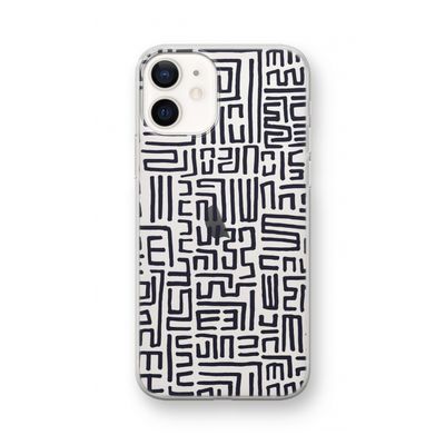 Moroccan Print: iPhone 12 mini Transparant Hoesje