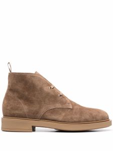 Gianvito Rossi desert-boots à lacets - Marron