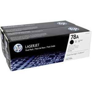 HP 78A originele zwarte LaserJet tonercartridge, 2-pack