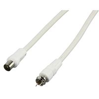 Valueline CABLE-526 coax-kabel 1,5 m F Wit - thumbnail