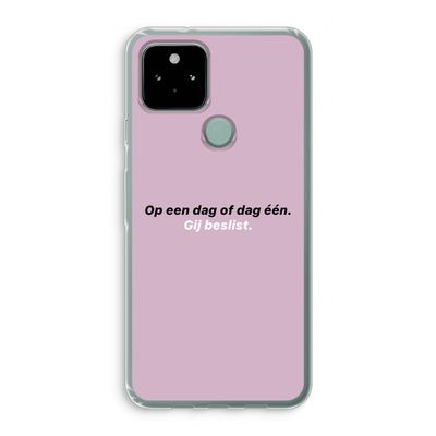 gij beslist: Google Pixel 5 Transparant Hoesje