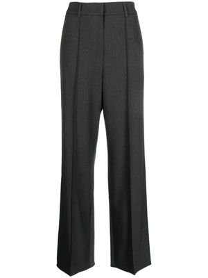 Goen.J pantalon droit en serge - Gris