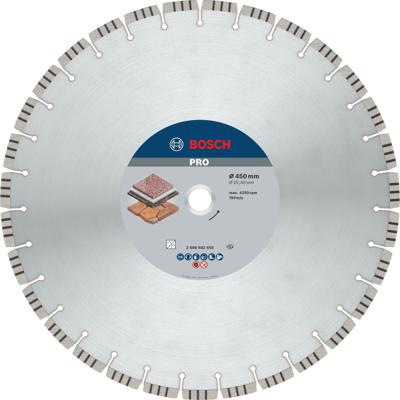 Bosch Accessoires Diamantdoorslijpschijf Best for Stone 450 x 25,40 x 3,8 x 12 mm 1st - 2608602650