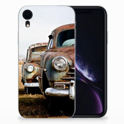 Apple iPhone Xr | Siliconen hoesje | met foto Vintage Auto