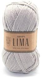 Drops Lima Uni Colour 9010 Lichtgrijs