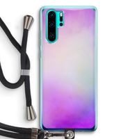 Clouds pastel: Huawei P30 Pro Transparant Hoesje met koord