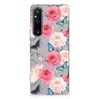 Sony Xperia 1 V TPU Case Butterfly Roses - thumbnail