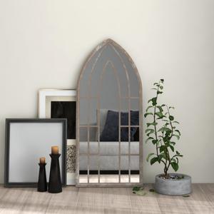 VidaXL Spiegel 100x45 cm ijzer zandkleurig